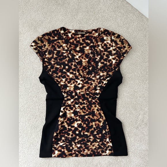 Roberto Cavalli leopard print top - Picture 1 of 13